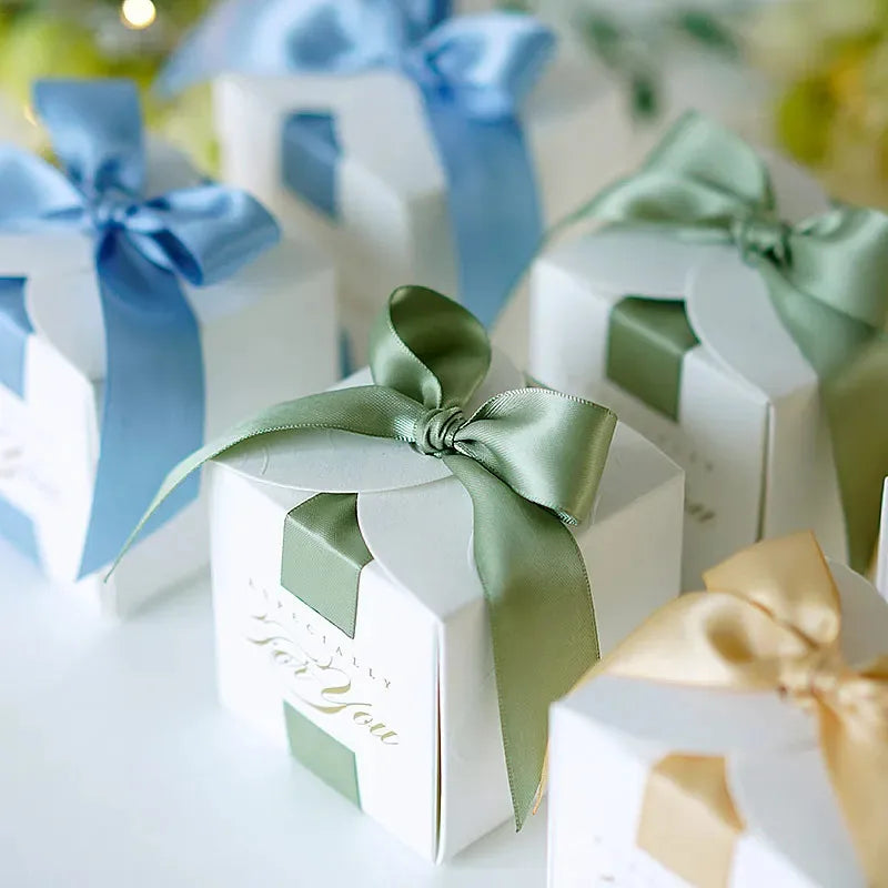Wedding Favor Gift Box Ribbon Candy Party