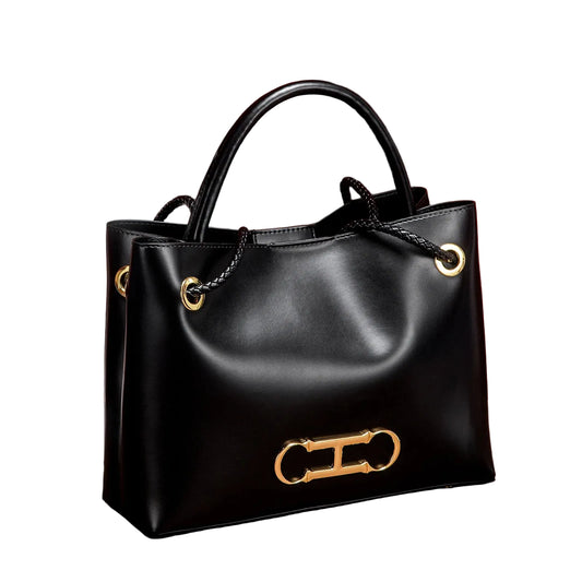 Black Minimalist Tote Bag