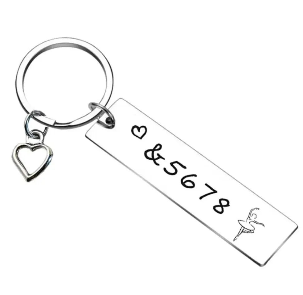 Dance Teacher Appreciation Keychain Gift