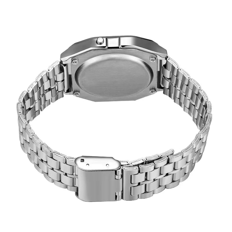 F91W Steel Band Digital Watch