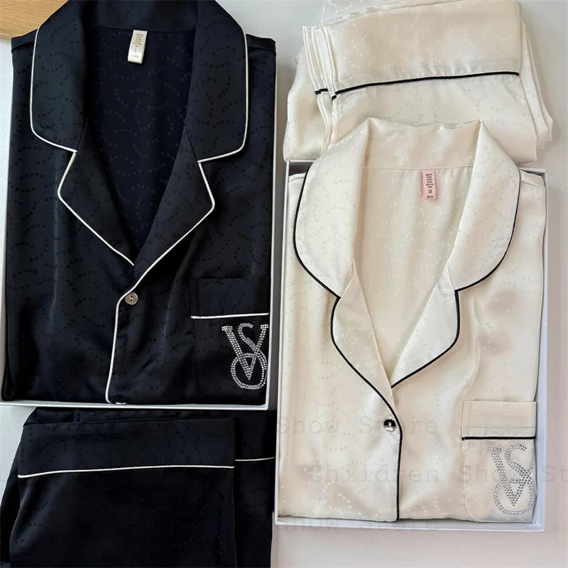 Jacquard Couple Pajama Set