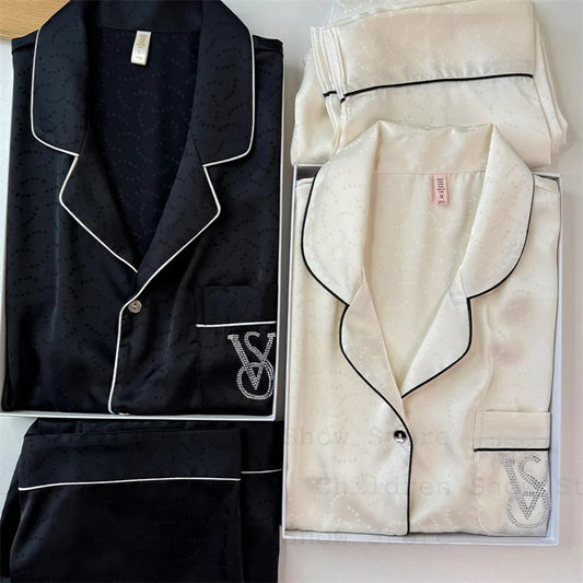 Jacquard Couple Pajama Set