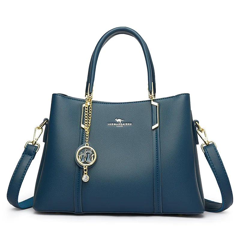Women's Large Capacity PU Leather Tote Bag