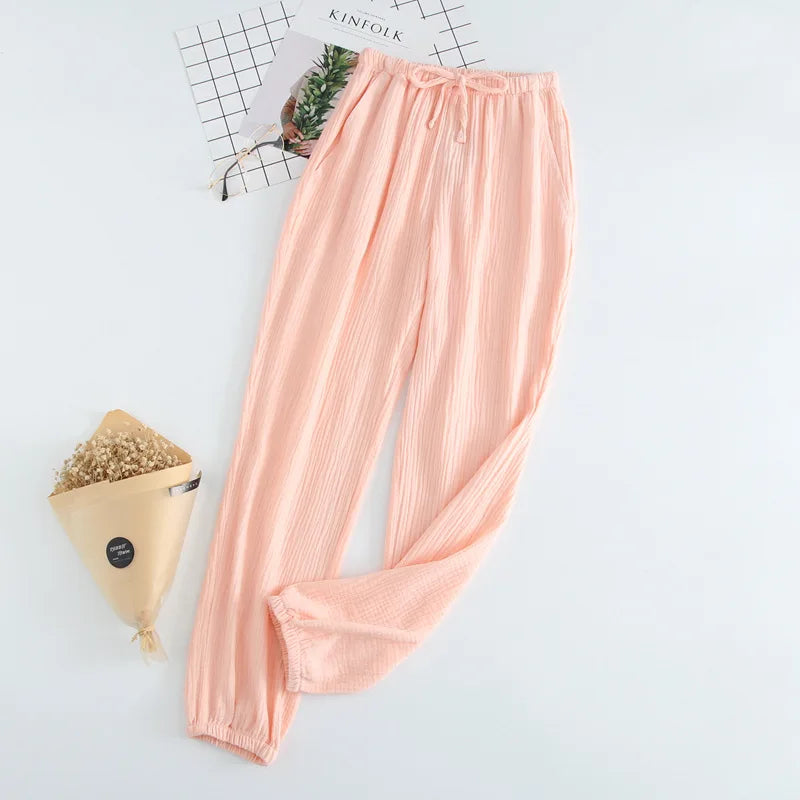Japanese Cotton Gauze Pajama Pants