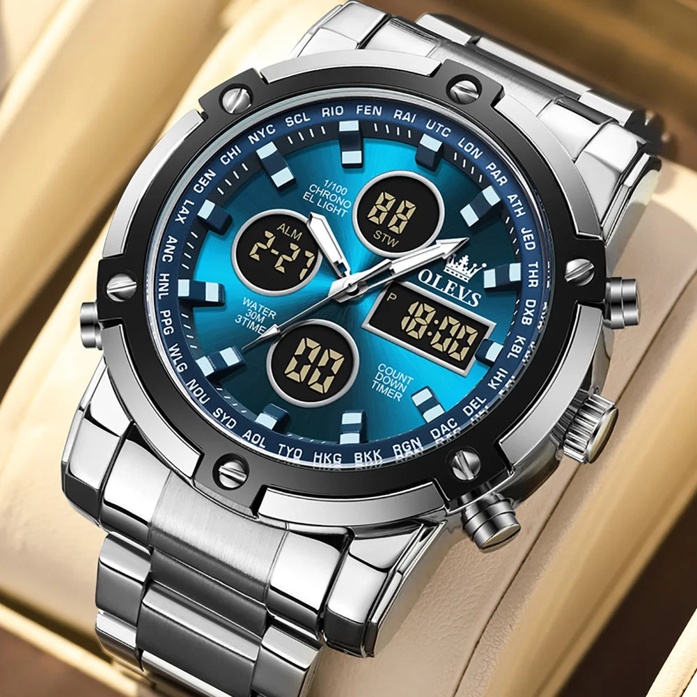 OLEVS Multifunctional Luminous Men's Watch