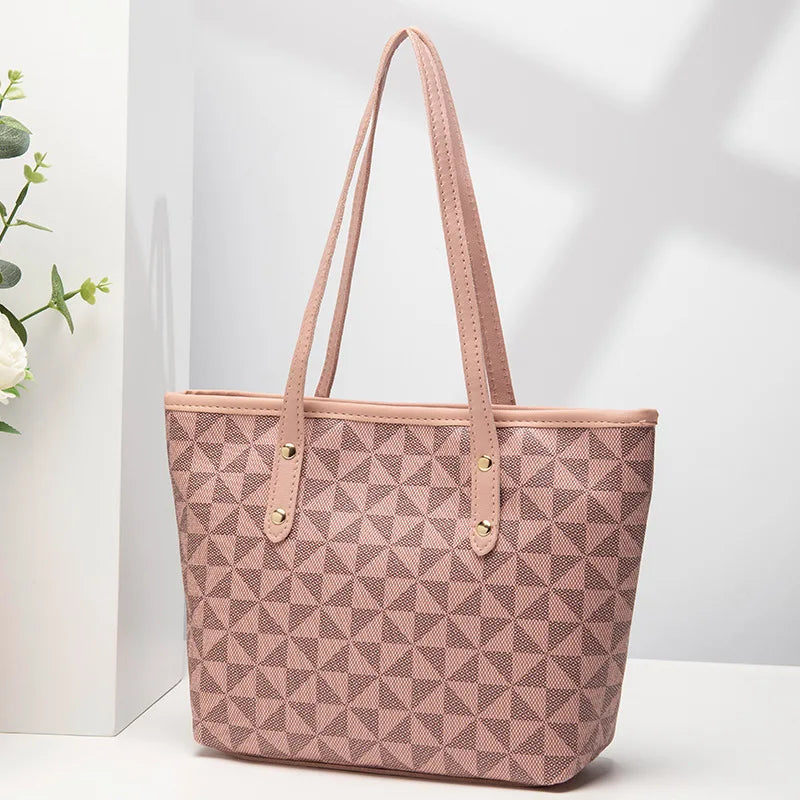 Embossed Floral Bucket Bag
