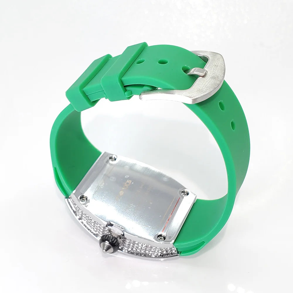 Diamond Tonneau Women Watch