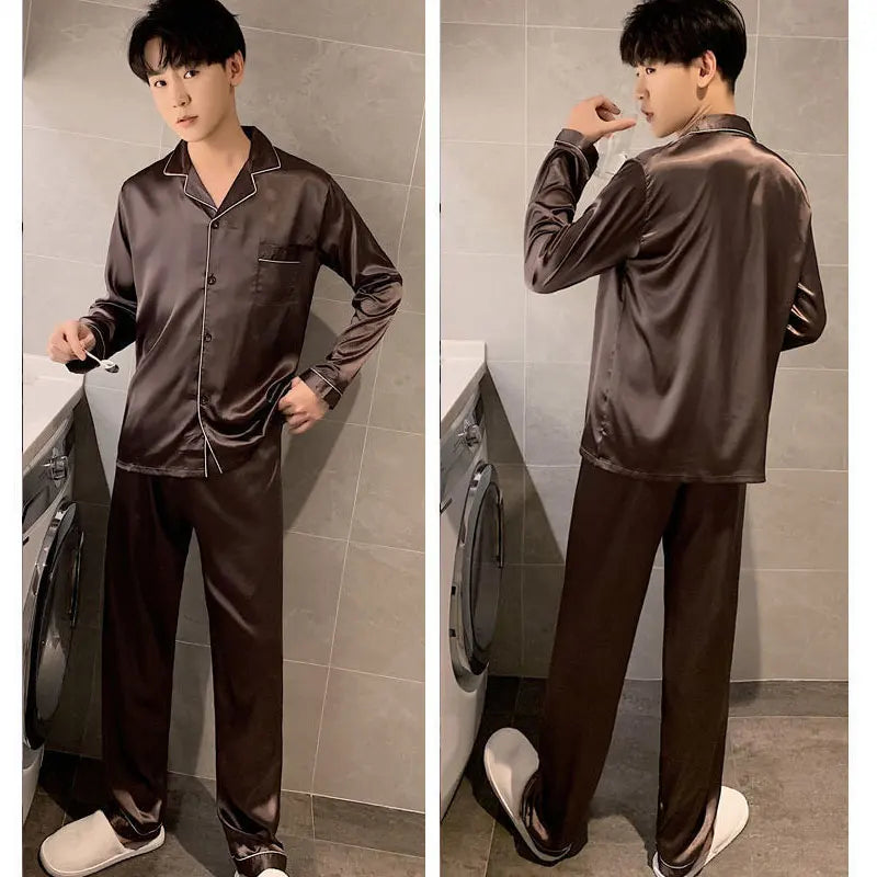 Silk Satin Men Pajama Set