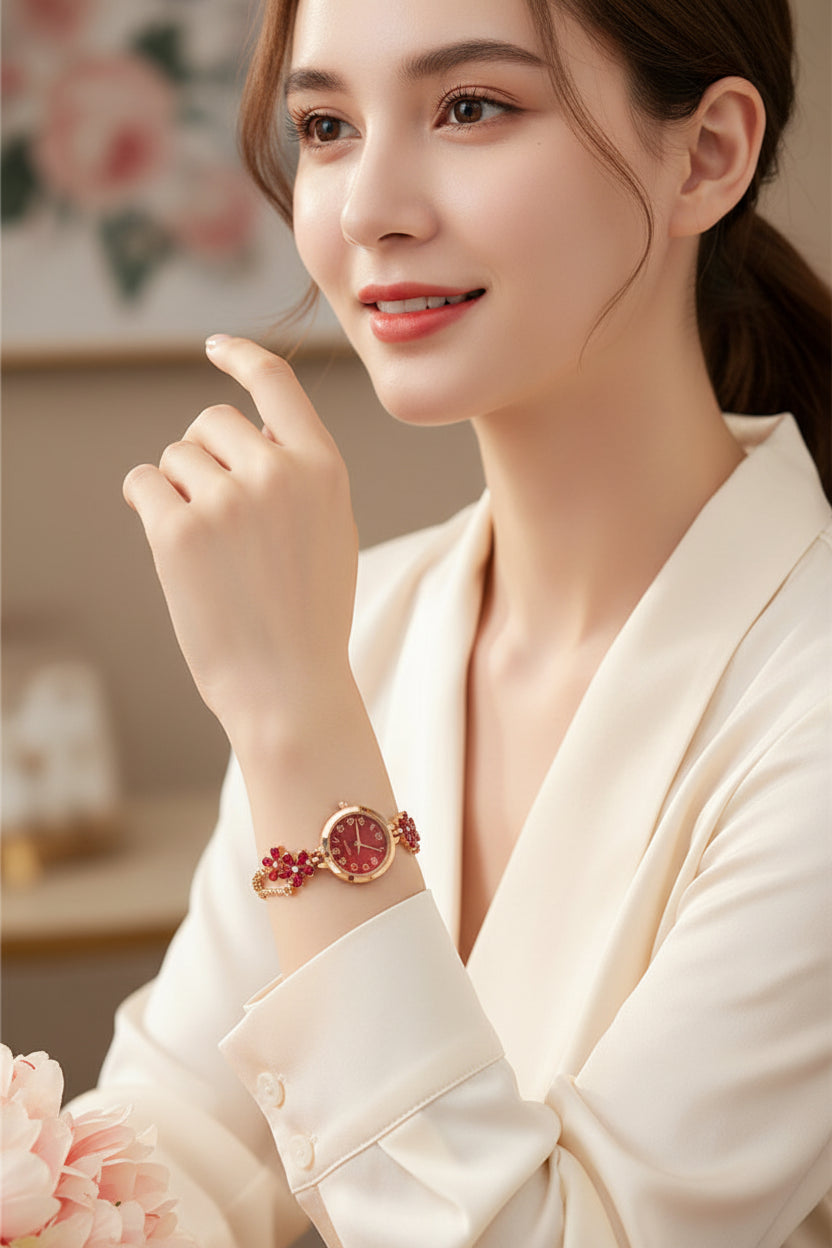 Women's Luxury Gold Bracelet Watch