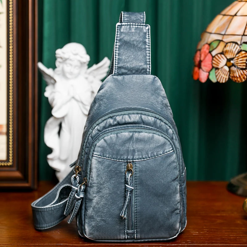 Women's PU Leather Crossbody Bag