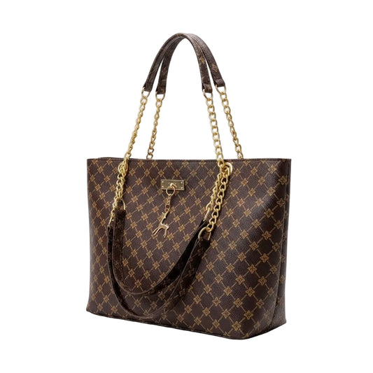 Printed Large Shoulder Shopping Bag