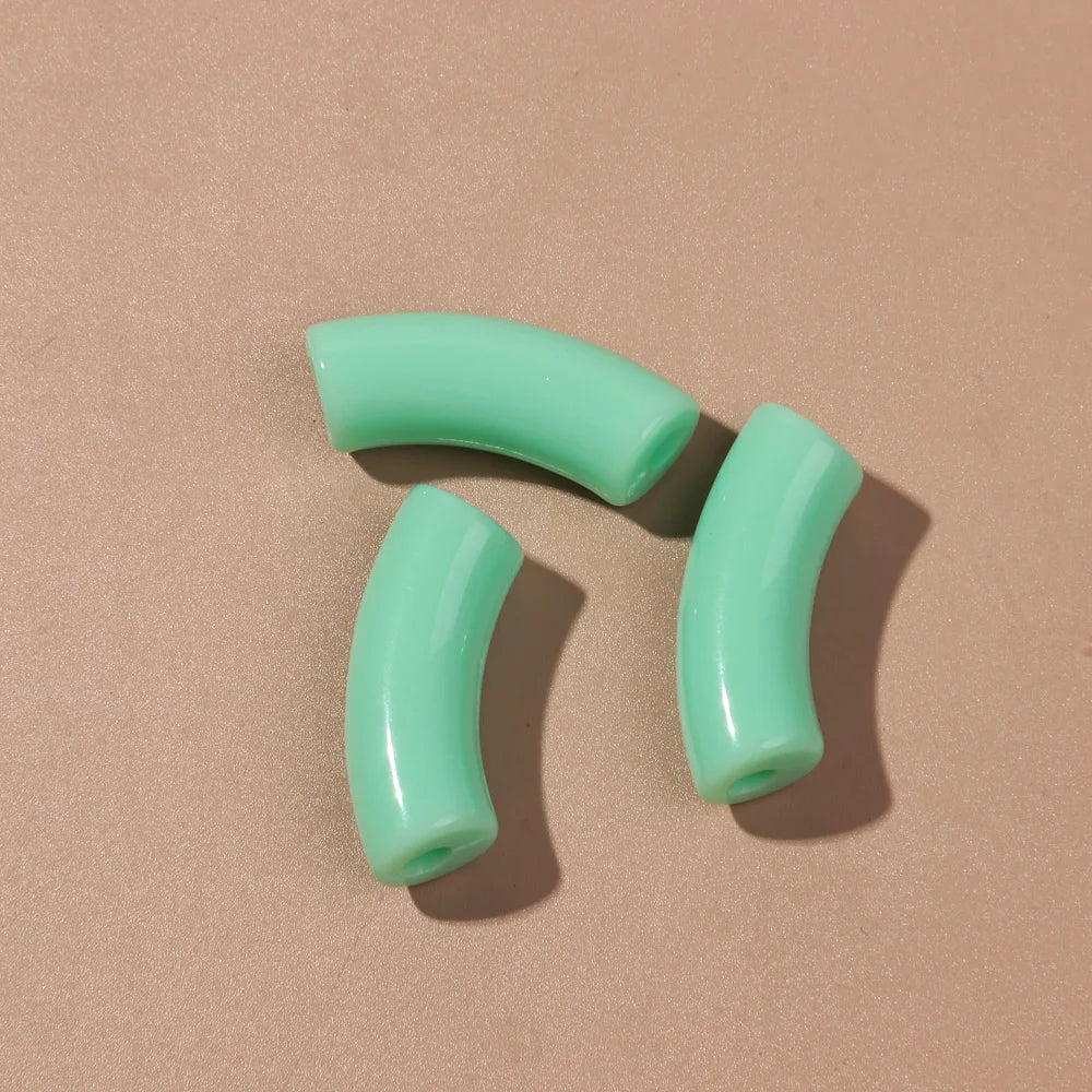 Acrylic Bamboo Tube Bead Set