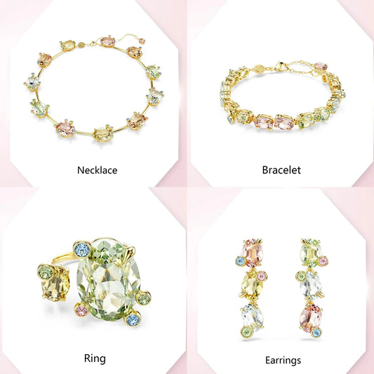 Colored Gemstone Jewelry Set