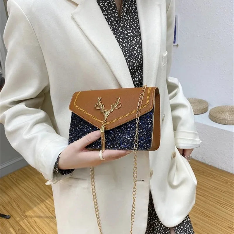 PU Leather Women Shoulder Bag