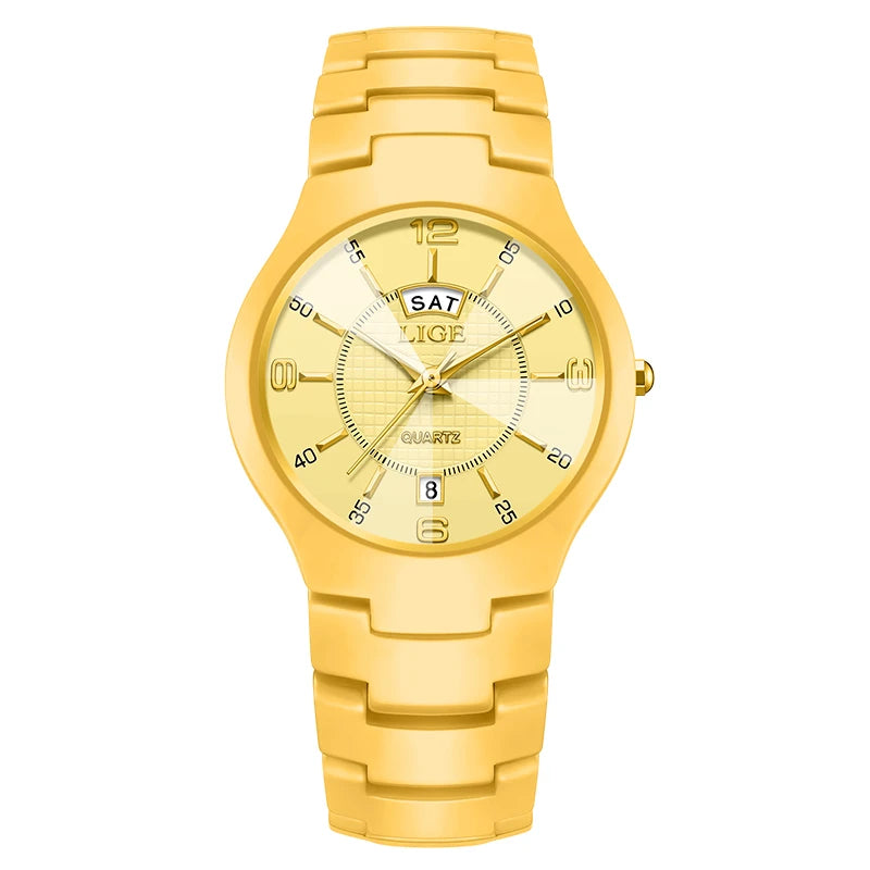 LIGE Ceramic Date Ladies Watch