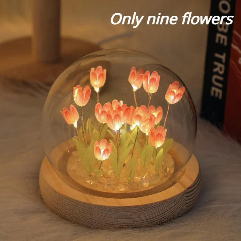 Tulip LED Night Light Flower Desk Lamp