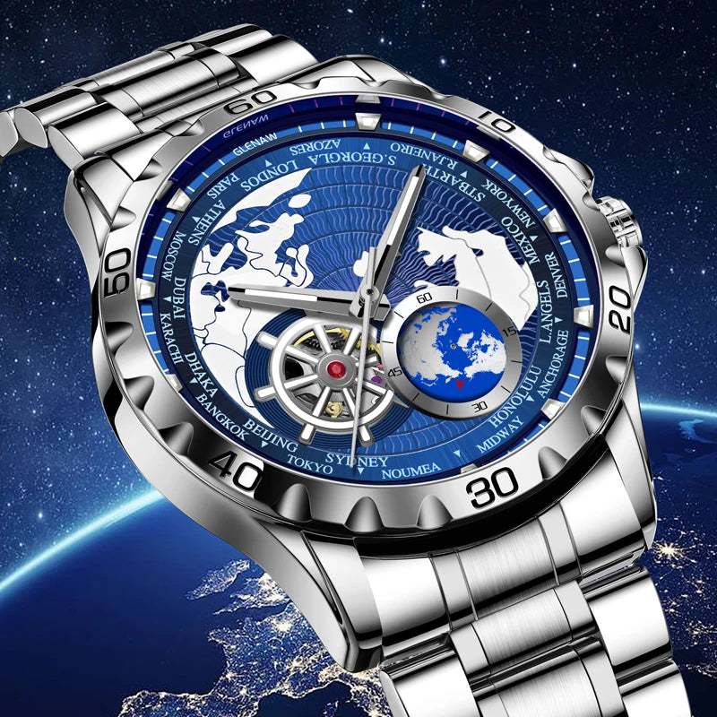 GLENAW Earth Mechanical Watch