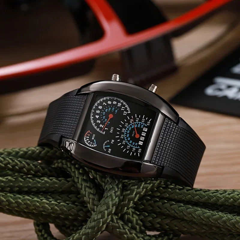 LED Aviation Men Watch