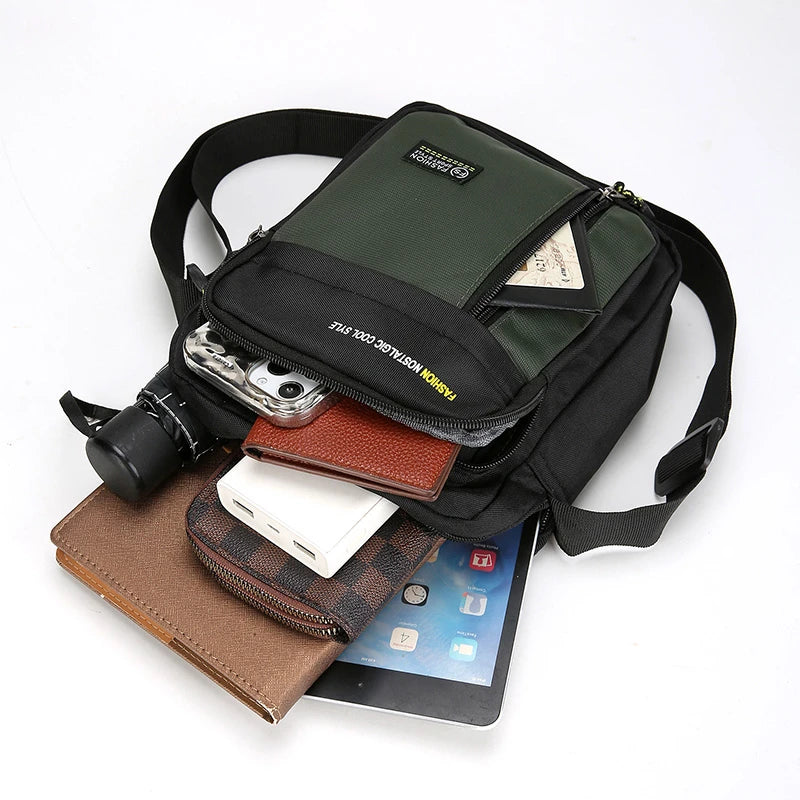Men's Multi-Pocket Crossbody Bag