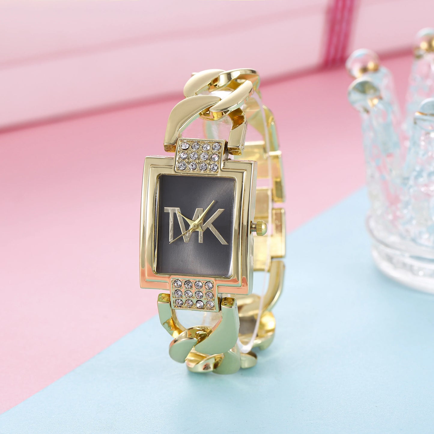 Square Metal Strap Ladies Watch
