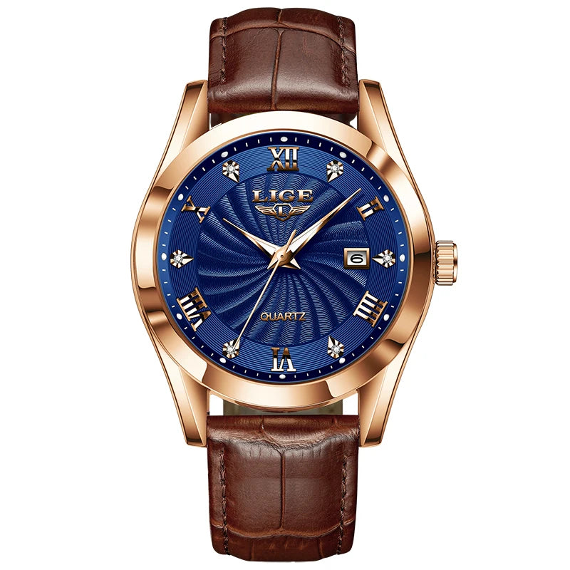 LIGE Men's Military Sport Quartz Watch
