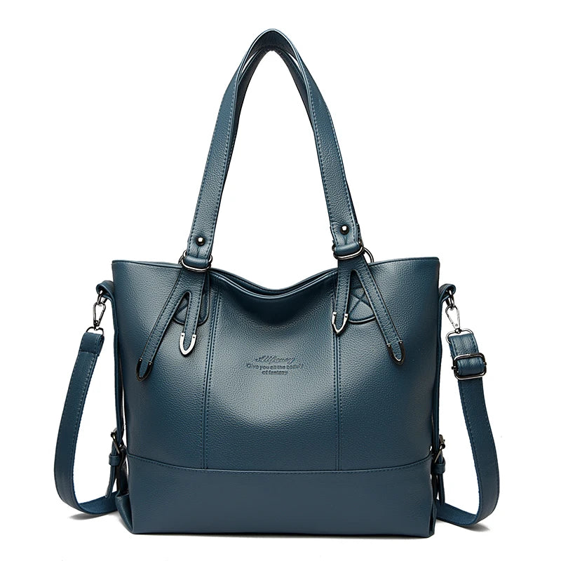 Soft Leather Large Tote Bag