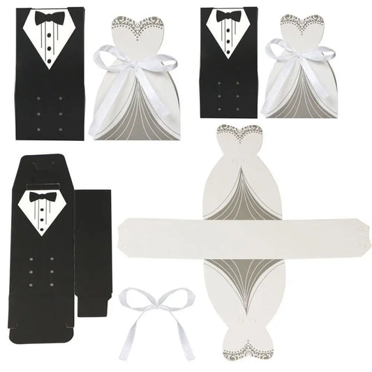 Tuxedo Dress Candy Box Wedding Favor