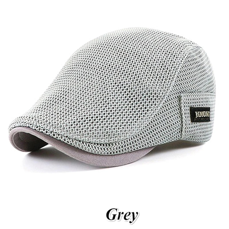 Mesh Breathable Newsboy Beret