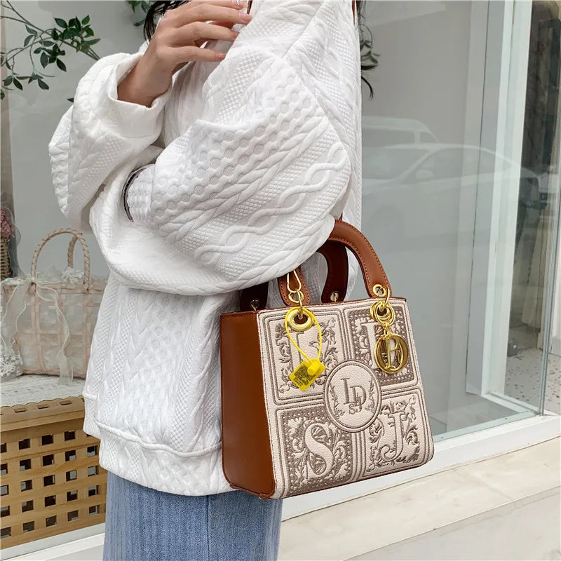 Royal Embroidery Crossbody Bag
