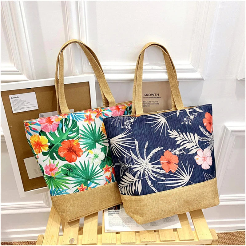 Floral Large Tote Shoulder Bag