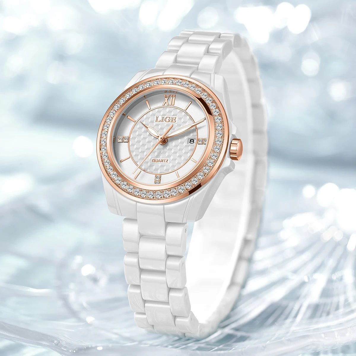 LIGE Steel Quartz Ladies Watch