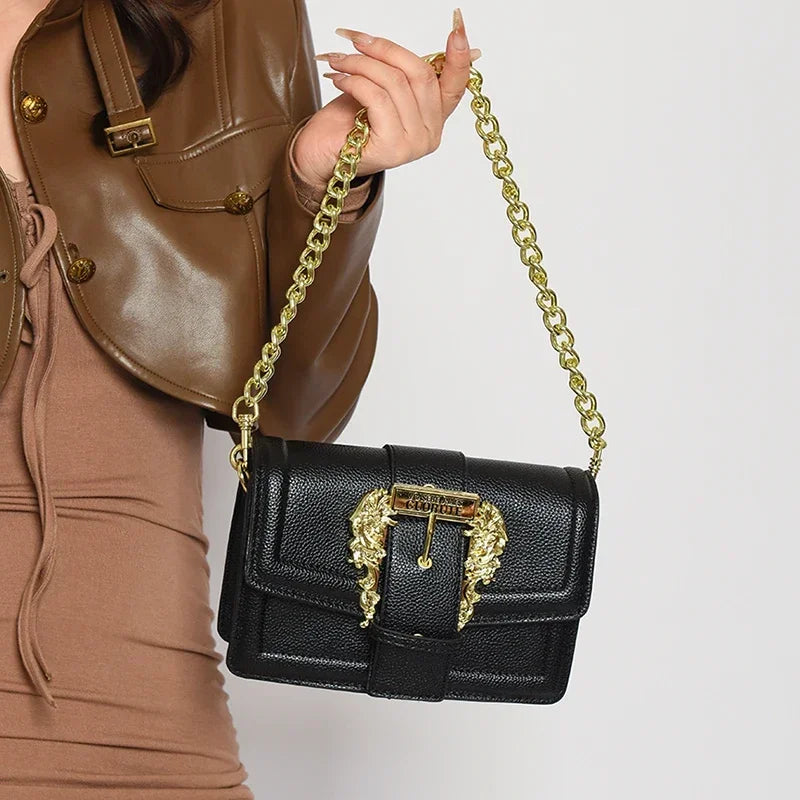Women's Luxury Leather Diaper Tote Bag