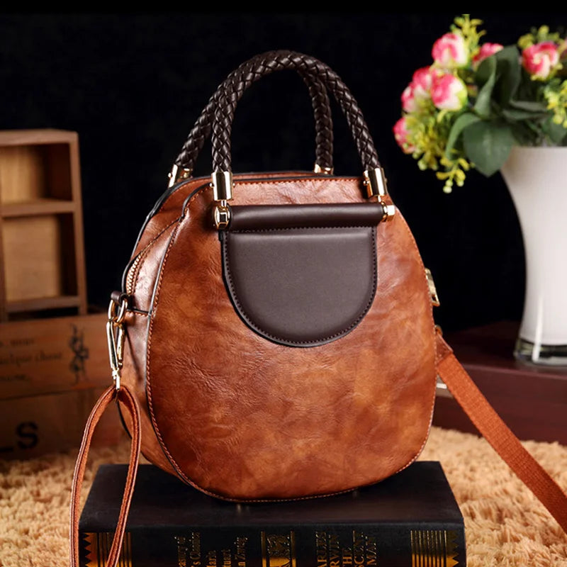 Women's Small Tote Crossbody Designer Handbag