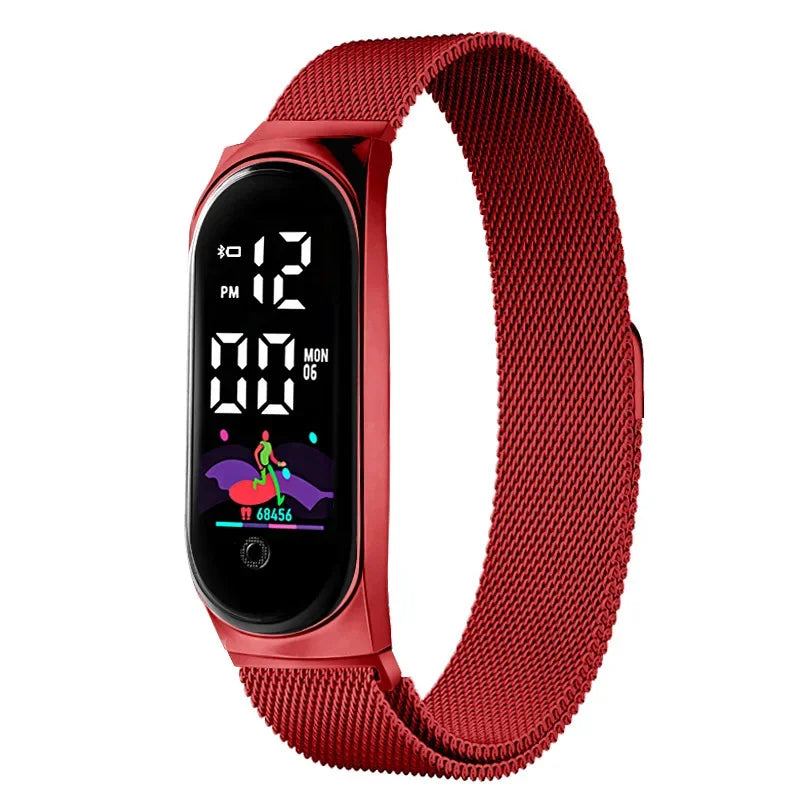 Digital Magnetic Watch Women