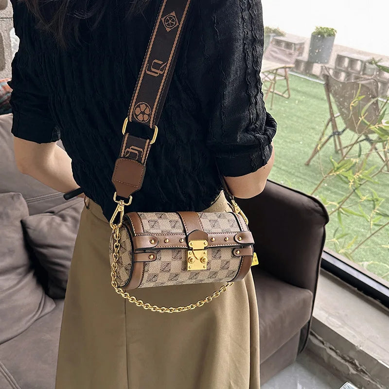 Retro Cylinder Sling Bag