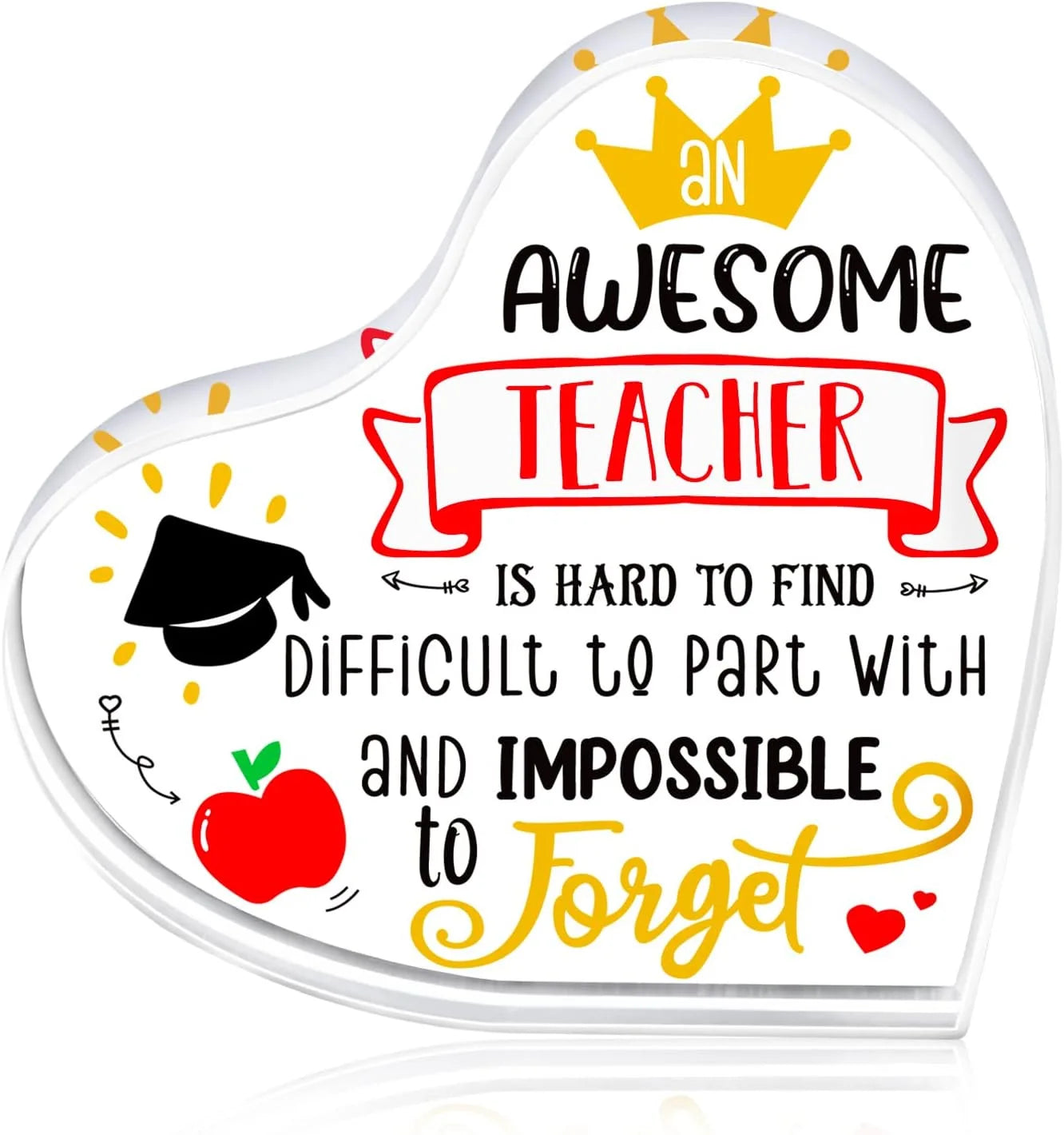 Teacher Thank You Plaque Classroom Decor