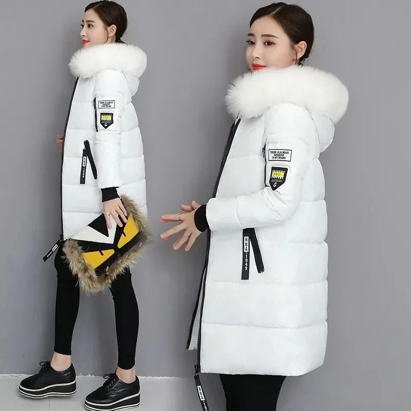 Long Hooded Women Parka