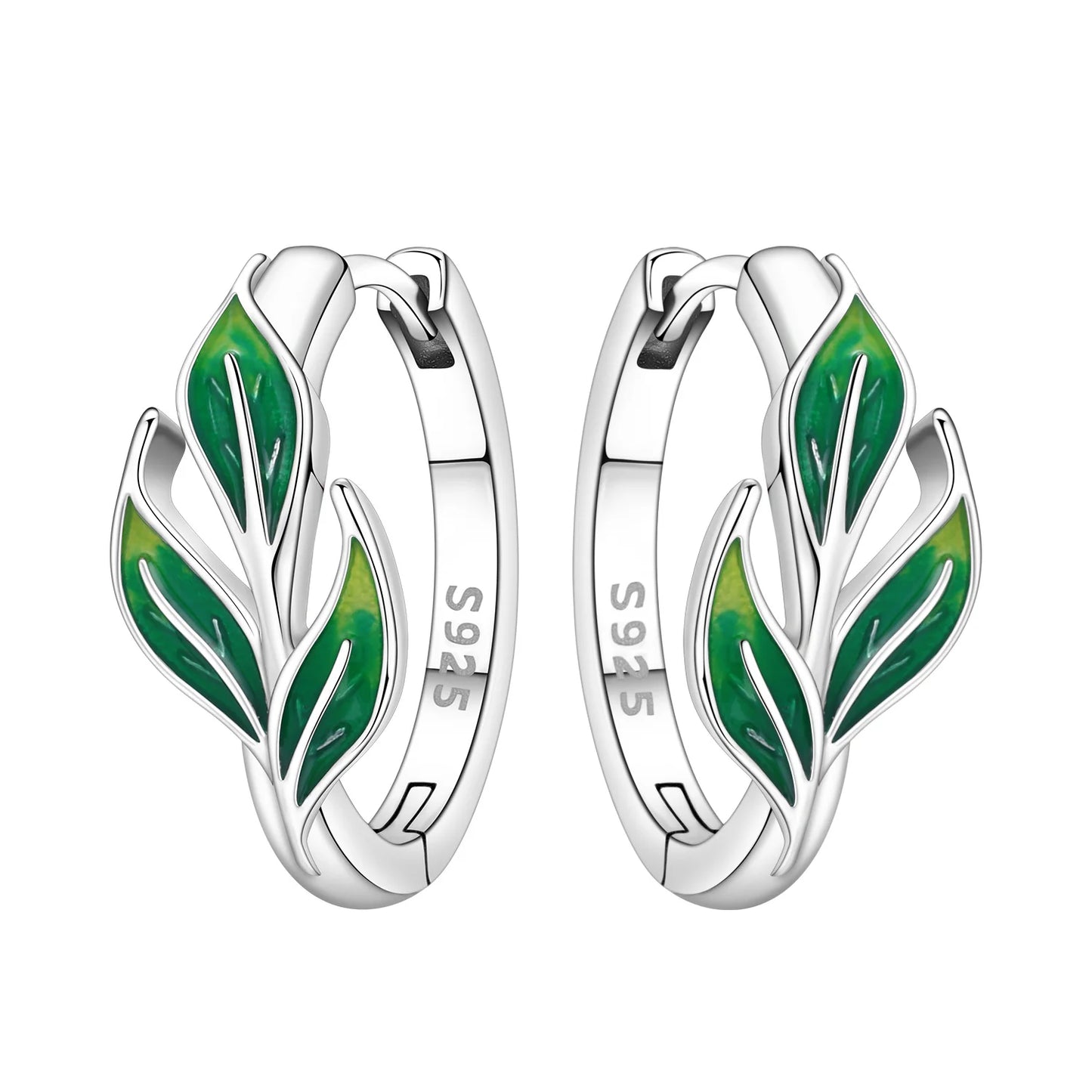 Women's S925 Silver Iris Hoop Earrings