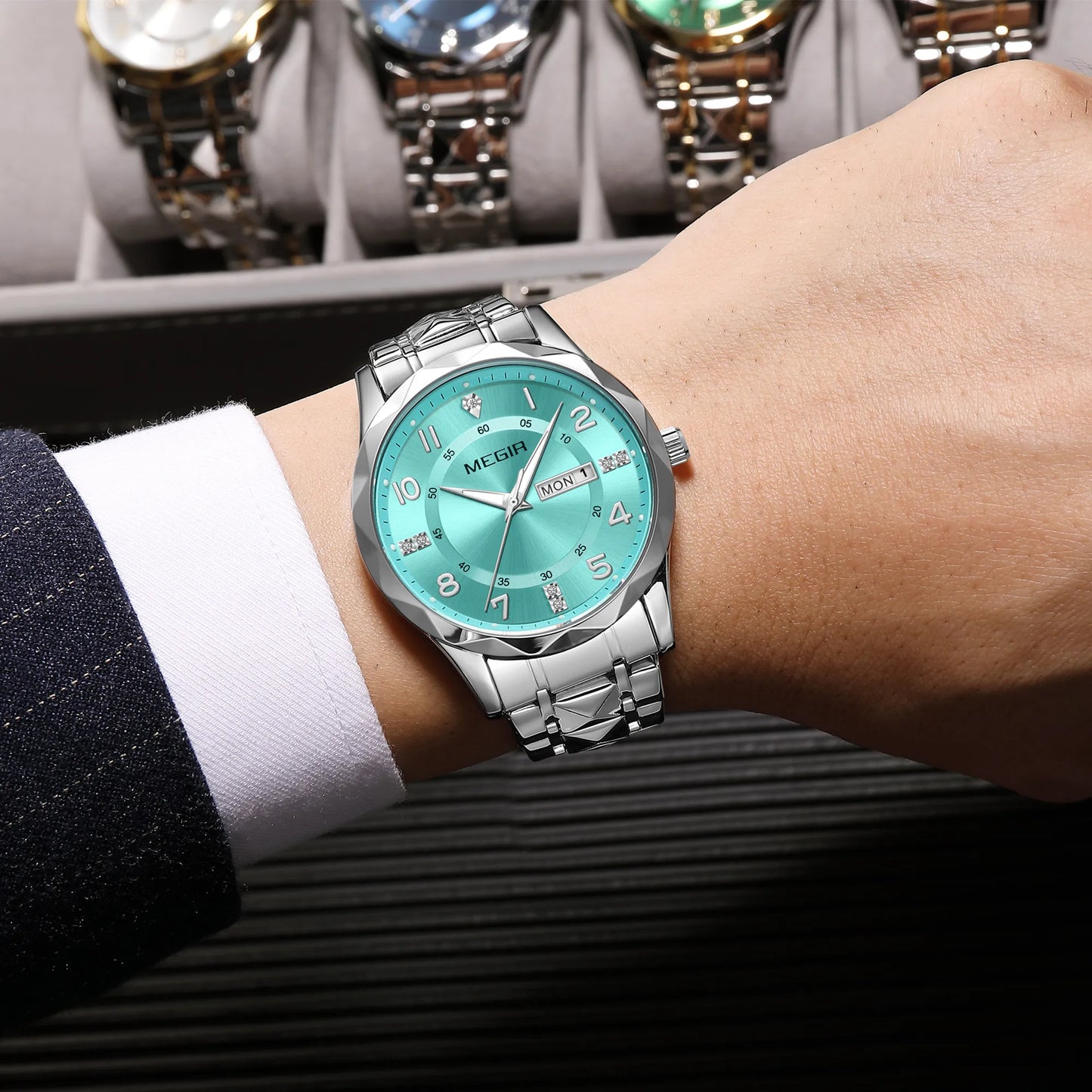 MEGIR Luminous Men Watch