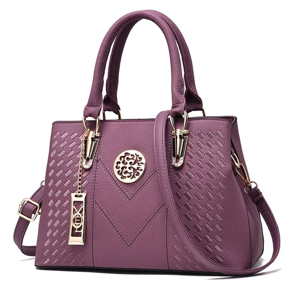 Embroidered Large Capacity Handbag