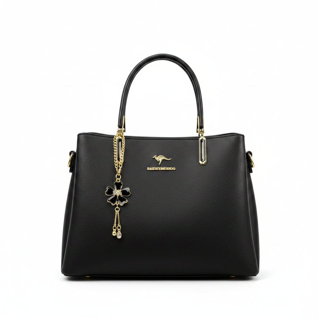 Women's PU Leather Zipper Shoulder Bag