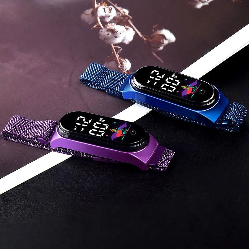 Digital Magnetic Watch Women