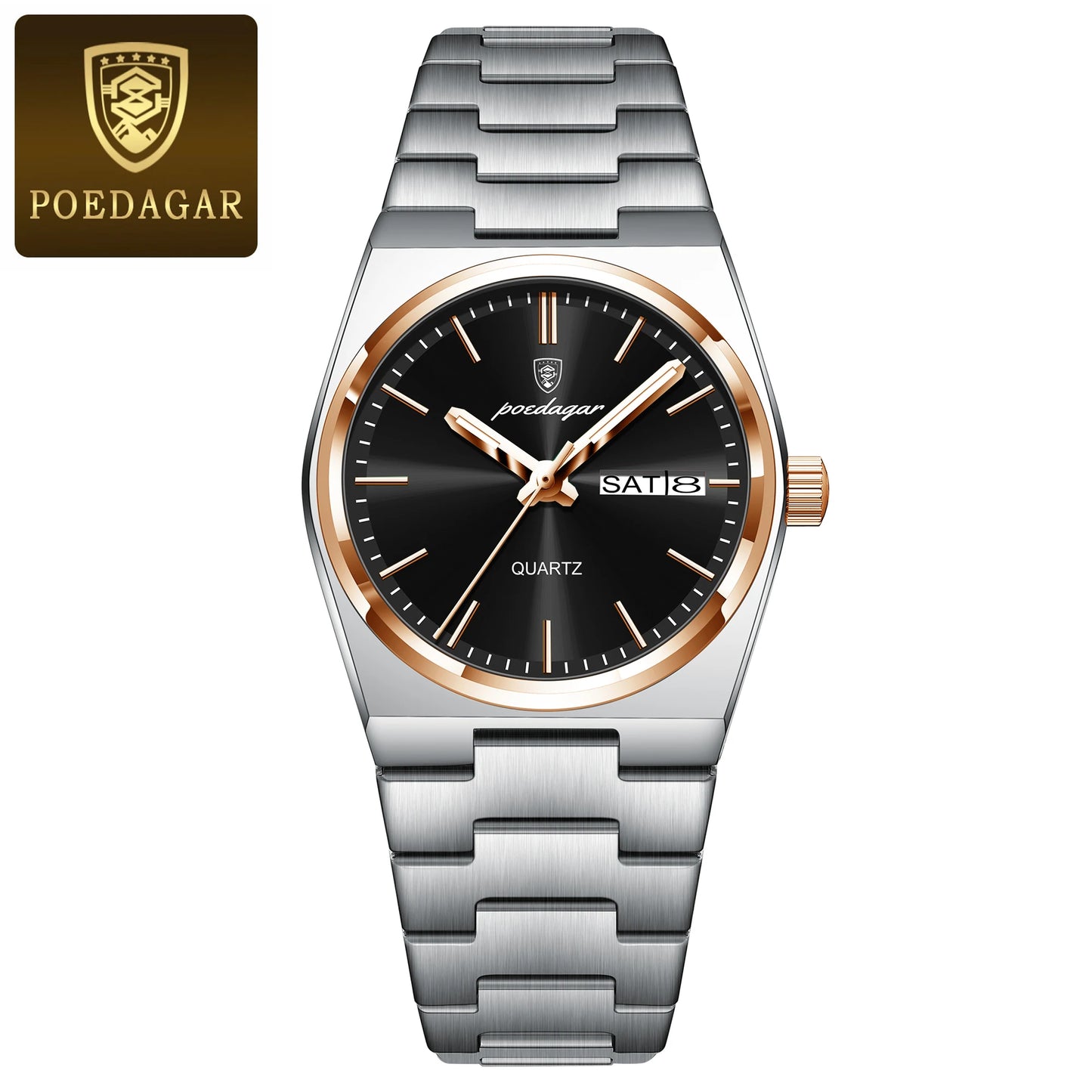 POEDAGAR Luminous Date Ladies Watch