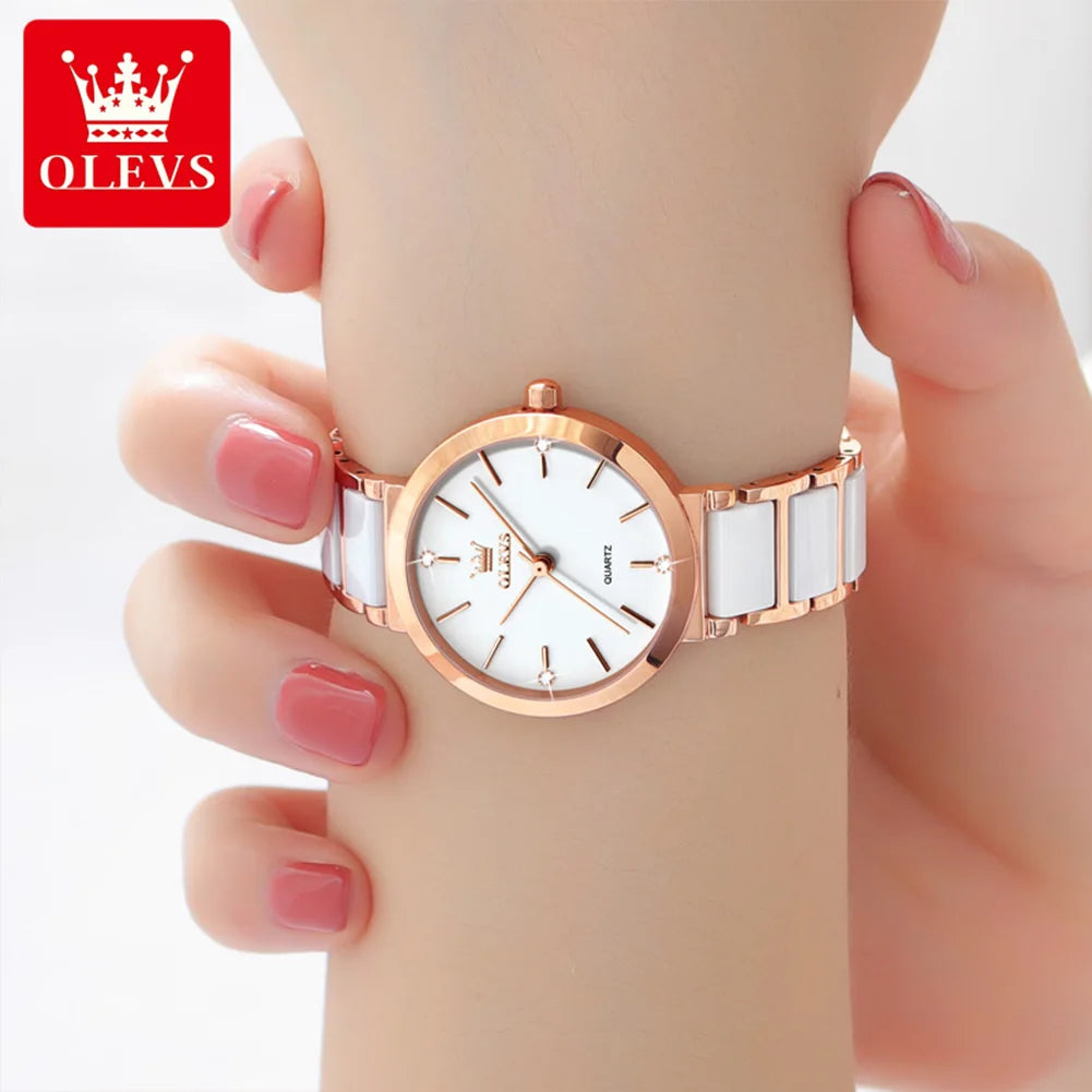 OLEVS Women's Luxury Waterproof Quartz Watch