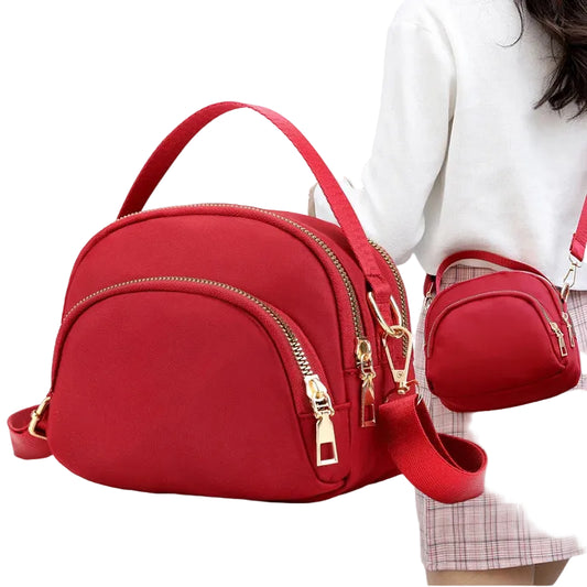 3-Layer Large Crossbody Handbag