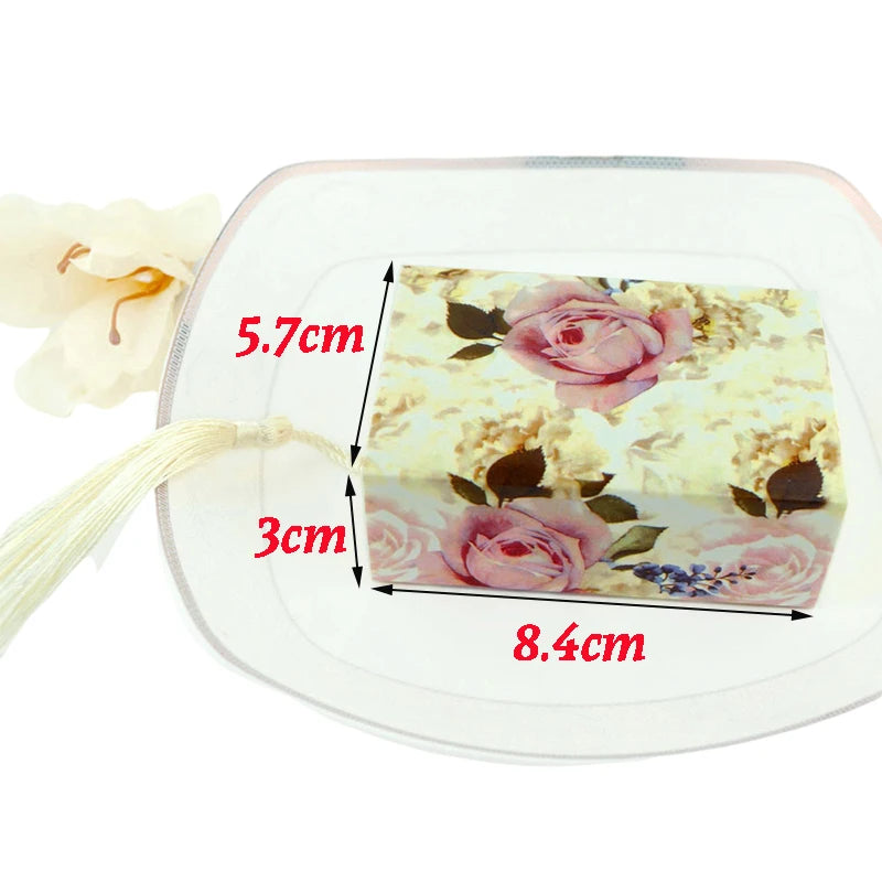 Drawer Candy Gift Box Tassel Wedding 10 Pcs