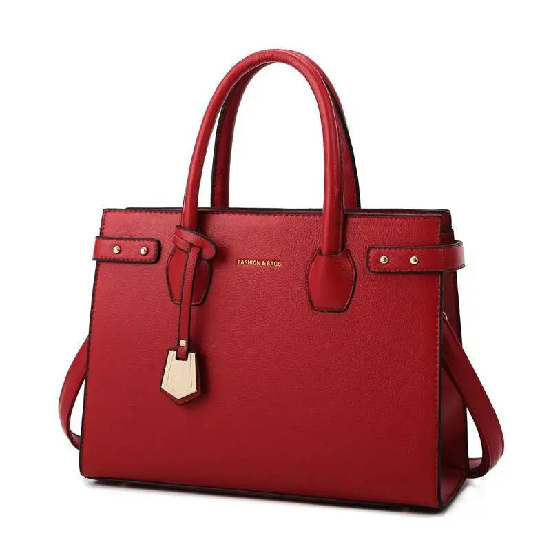 Women's Genuine Leather Tote Crossbody Bag
