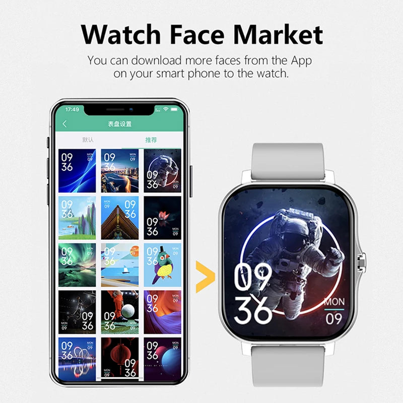 1.83" Sport Smart Watch with Wireless Call