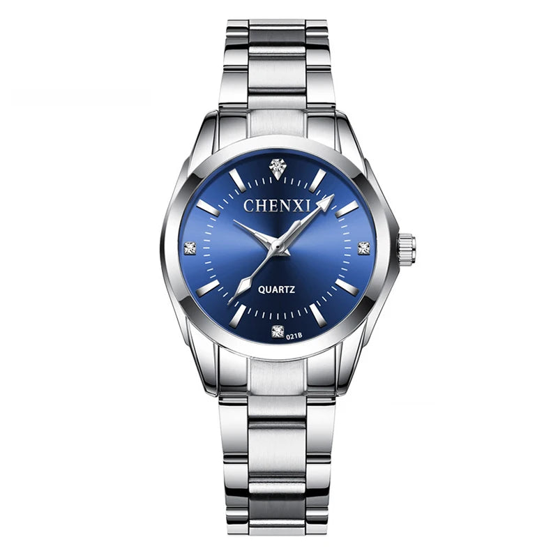 Women's Luminous Steel Analog Quartz Watch