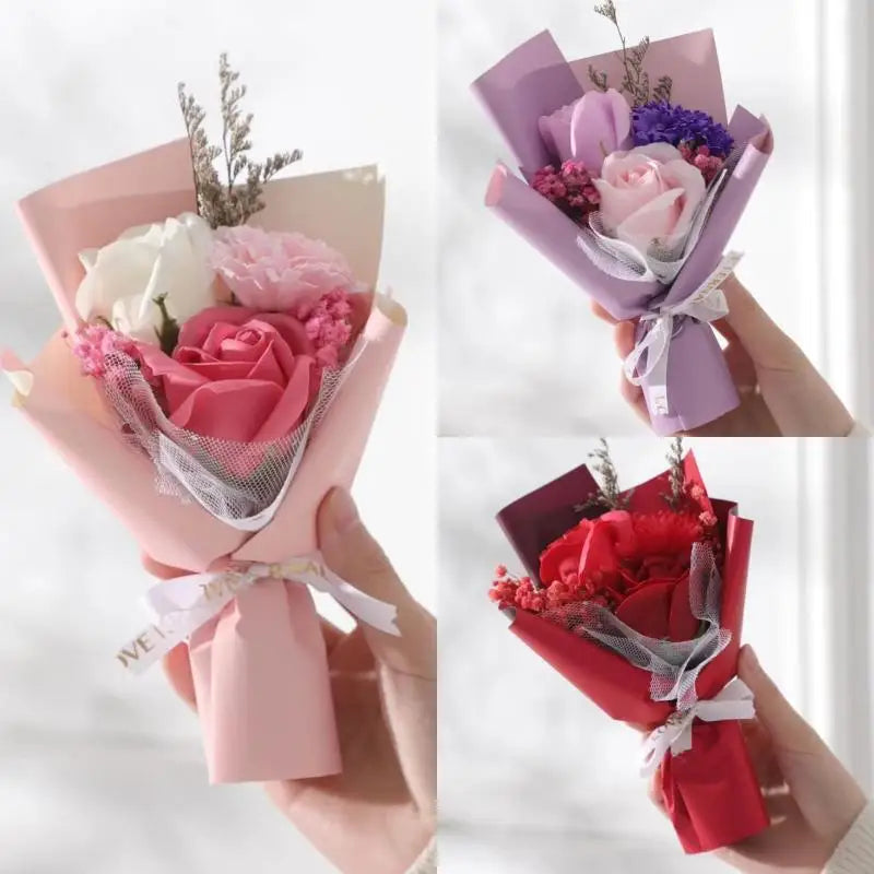 Mini Soap Rose Bouquet Gift Mother's Day